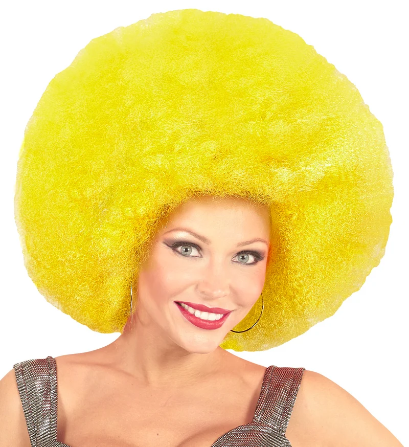Gele oversized Afropruik
