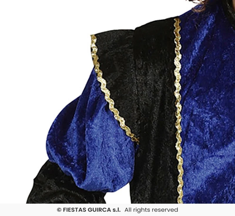 Pietenpak jongen/meisje blauw-zwart
