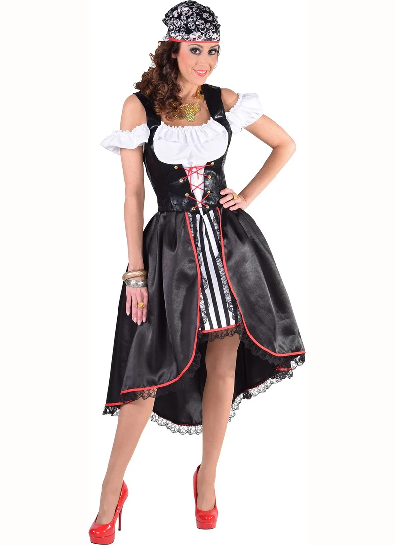 Piratendame kostuum luxe