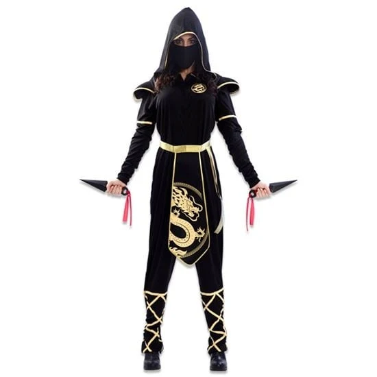 Gouden Ninja Kostuum Dames