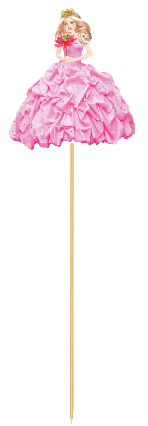 Partyprikkers Prinses 20cm 8 stuks
