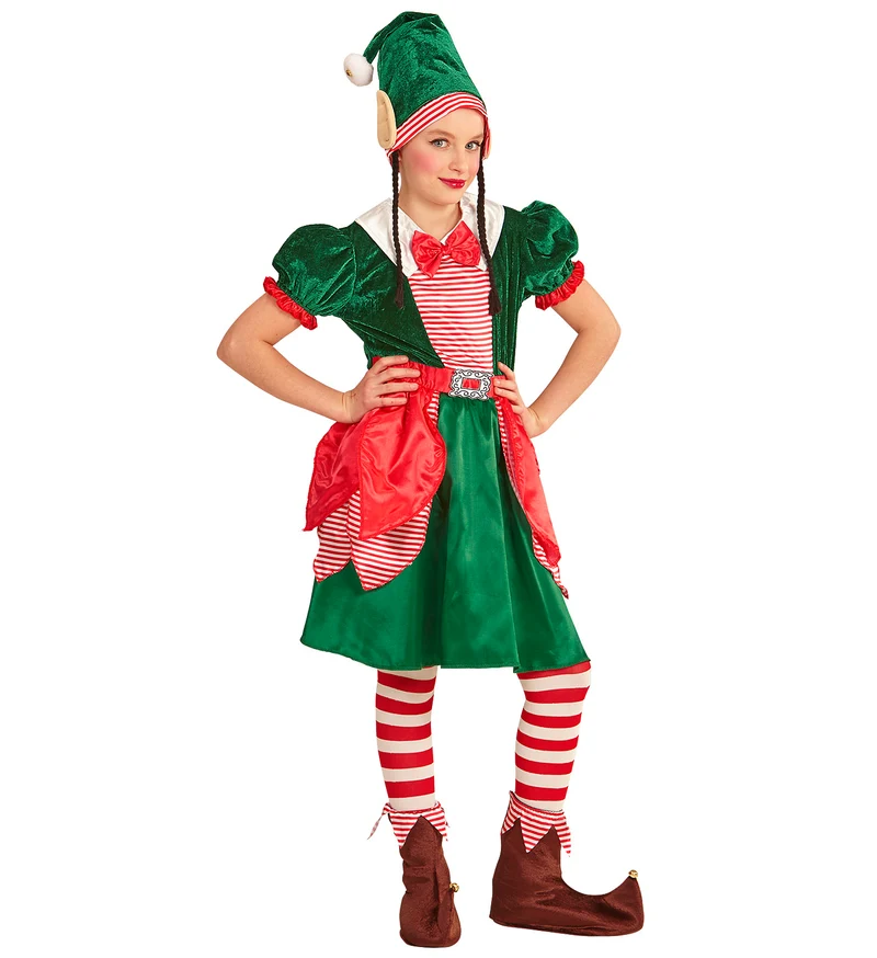 Kerstmannen hulpje Elf met oortjes voor kids