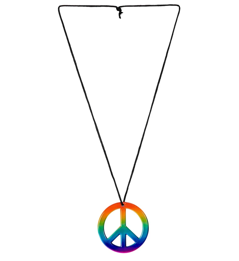 Regenboog hippie halskettingen
