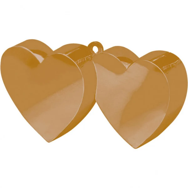 Ballongewicht dubbel hart goud 150gr