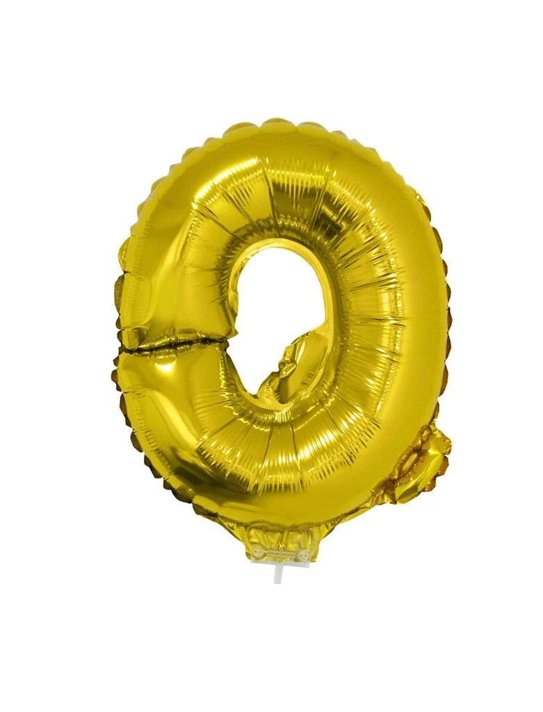 Folie ballon letter Q Goud