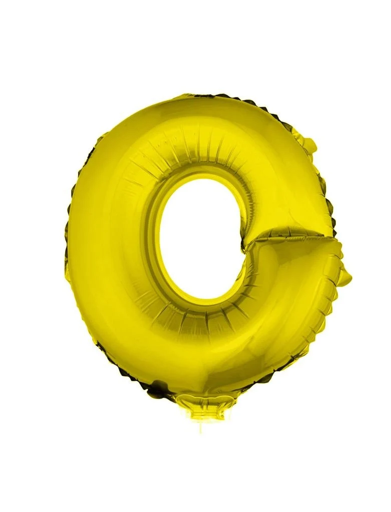 Folie ballon letter O Goud