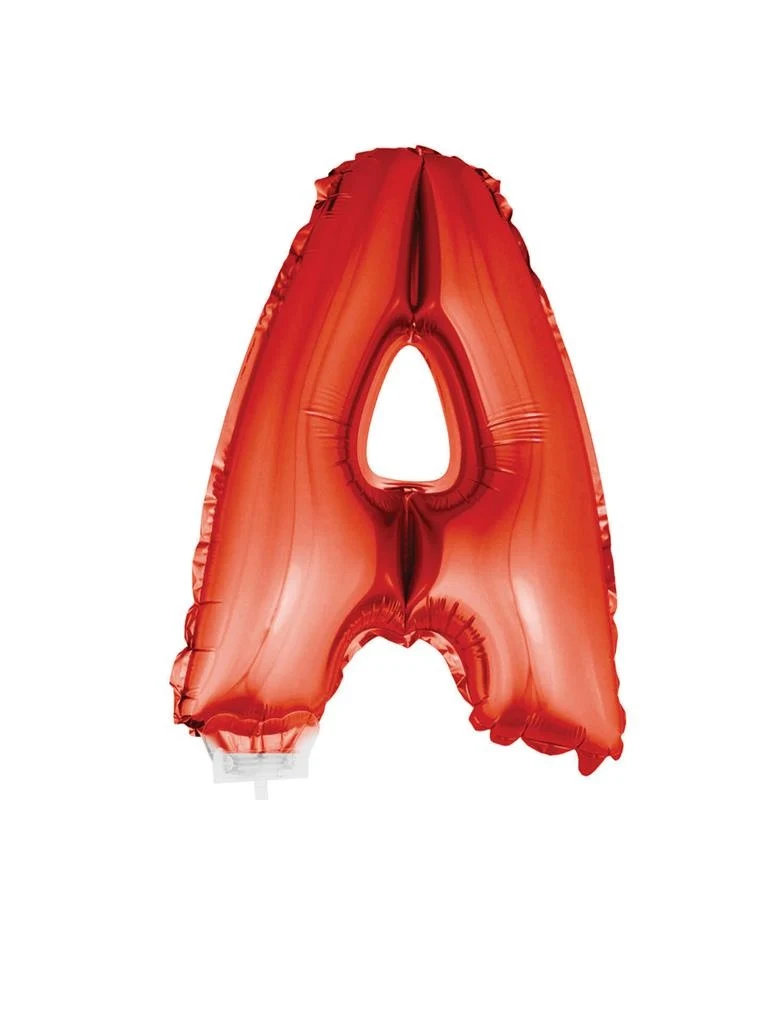 Folie ballon letter A Rood