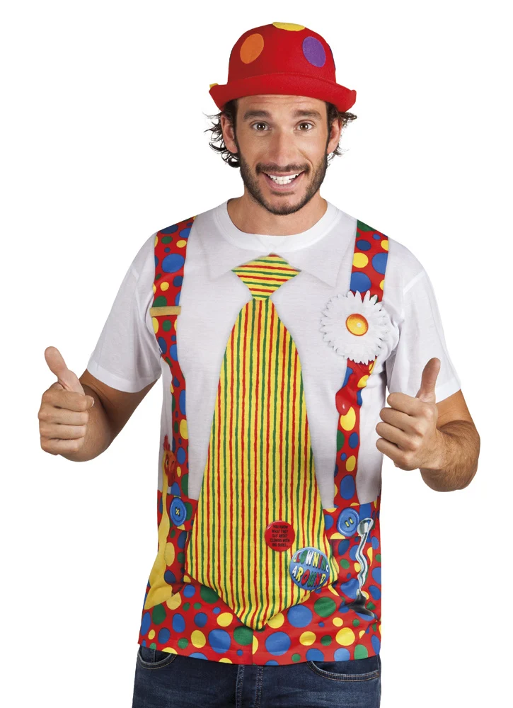 Fotorealistisch shirt Clown