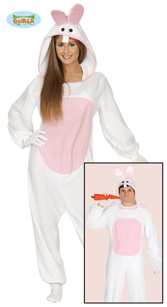 Konijn Pyjama Onesie Man/Vrouw