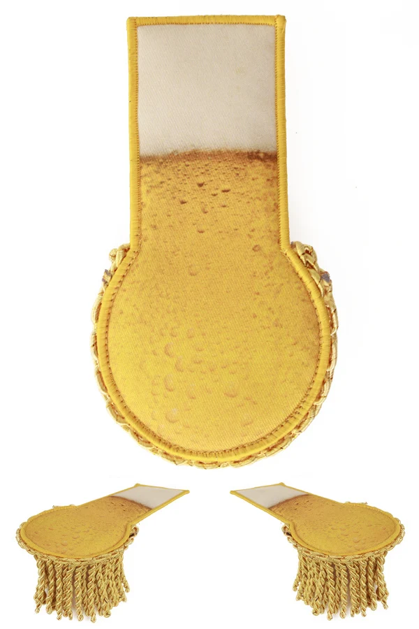 Set schouder epauletten bier