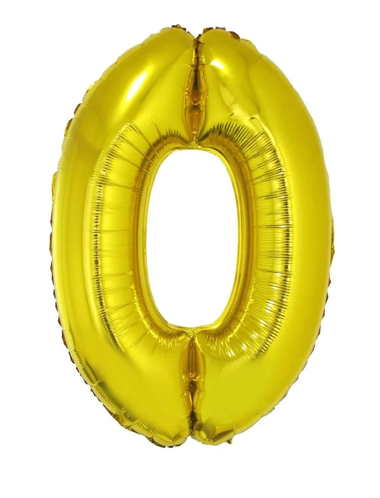 Folieballon 102 cm goud