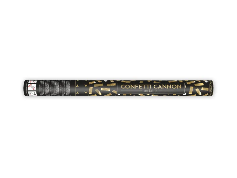 Confetti kanon 60cm goud