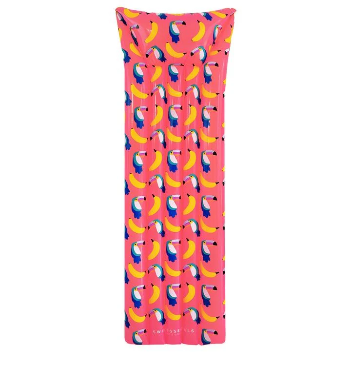 Luchtbed met Toekan Print Roze
