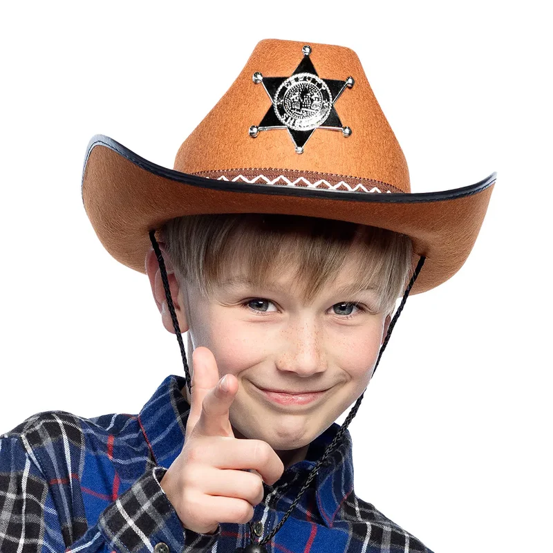Kinderhoed Butch Sheriff junior bruin