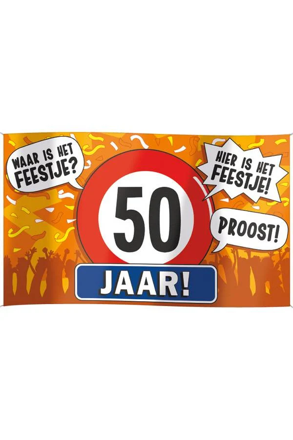 Gevelvlag feestje 50 jaar