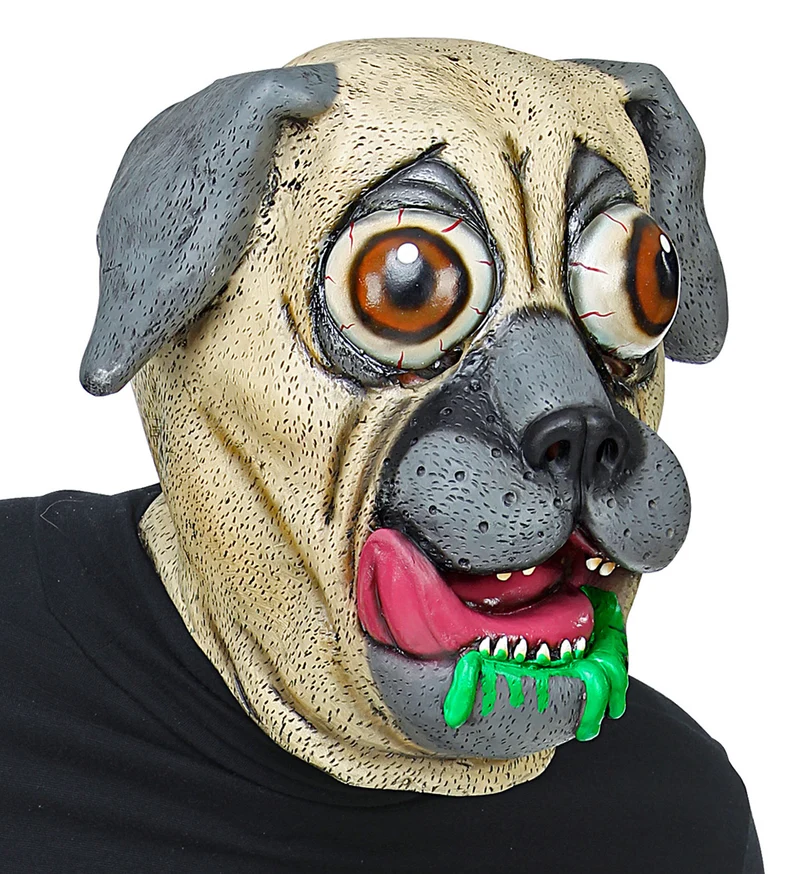 Masker hond bulldog groot