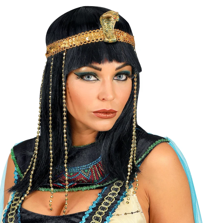 Pruik Egyptische keizerin Victoria dames