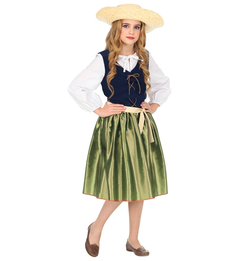 Renaissance jonkvrouw kostuum meisje