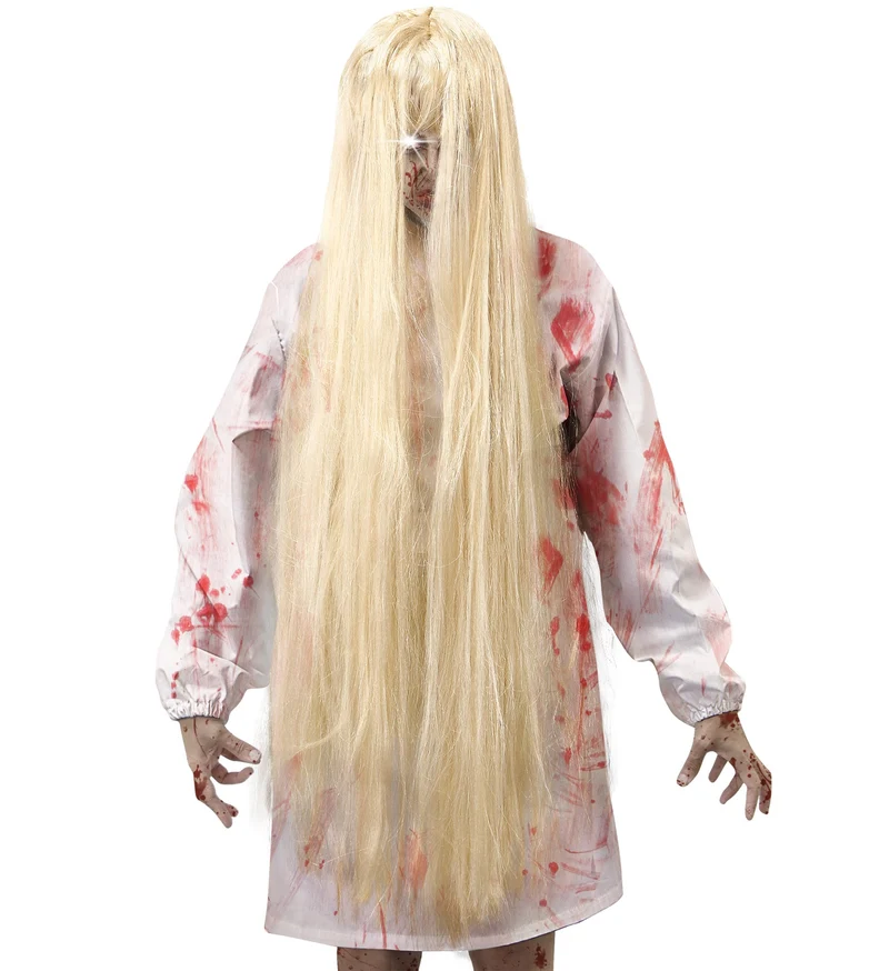 Zombie pop geest pruik blond