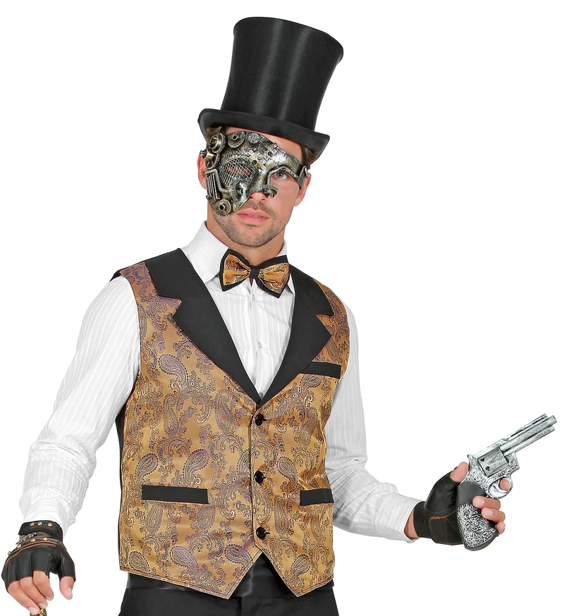 Vest bruin vintage steampunk