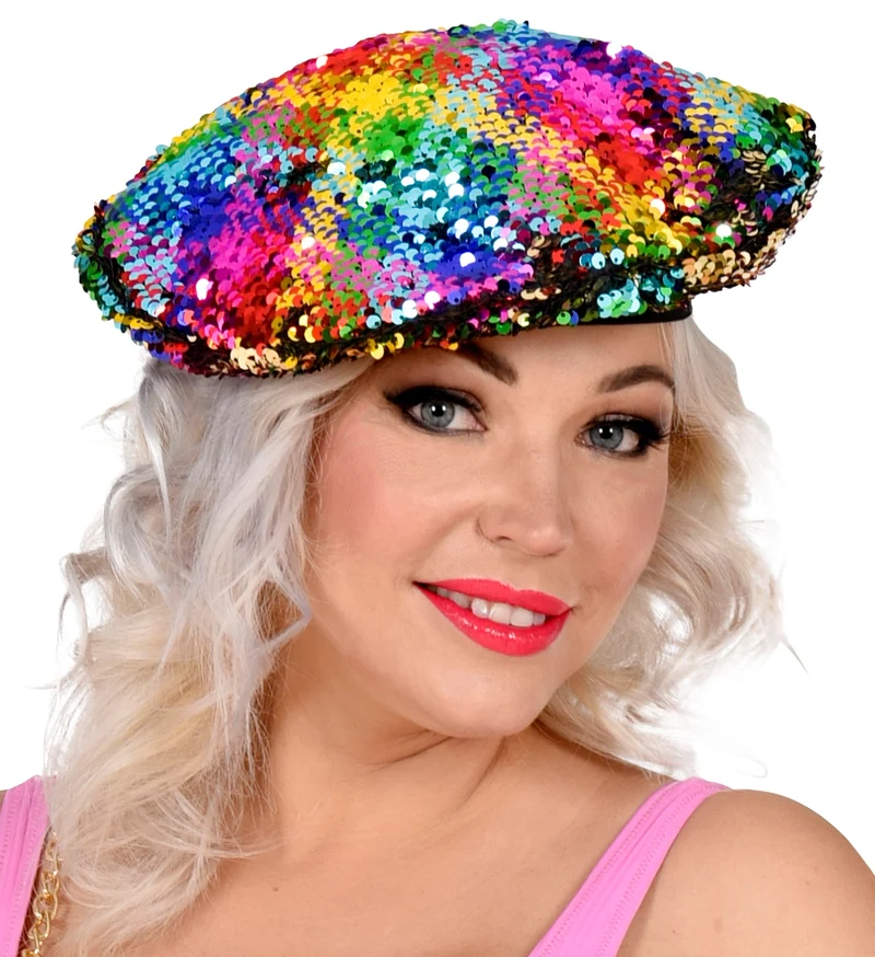 Disco hippie pet pailletten