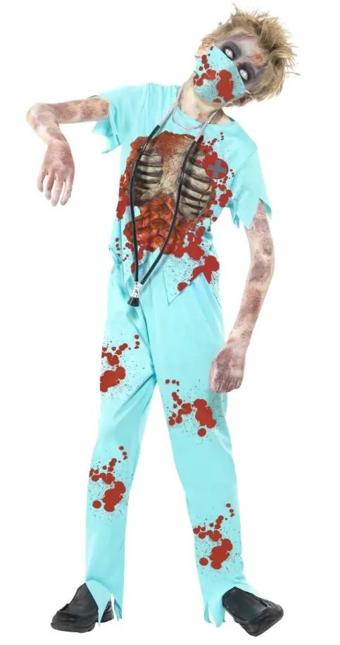 Zombie Chirurg kostuum kind
