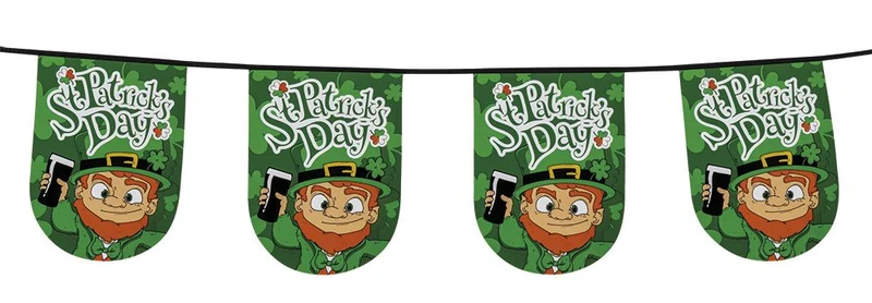 Vlaggenlijn St Patrick's Day (6 m)