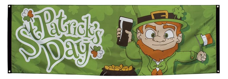 Banner St Patrick's Day (74 x 220 cm)
