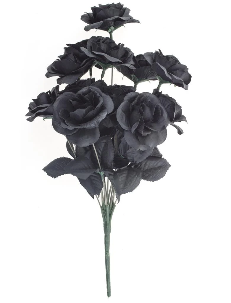 Zwarte rozen boeket
