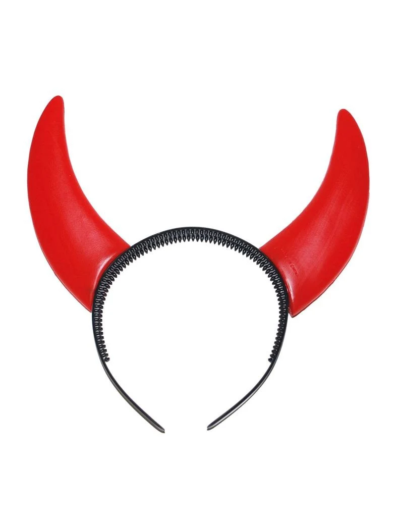 Tiara duivel hoorntjes rood