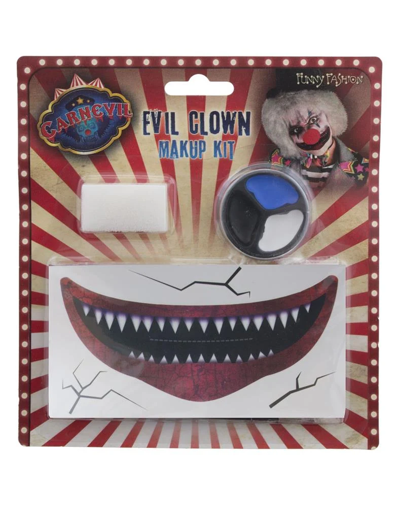 Horror clown make up-set