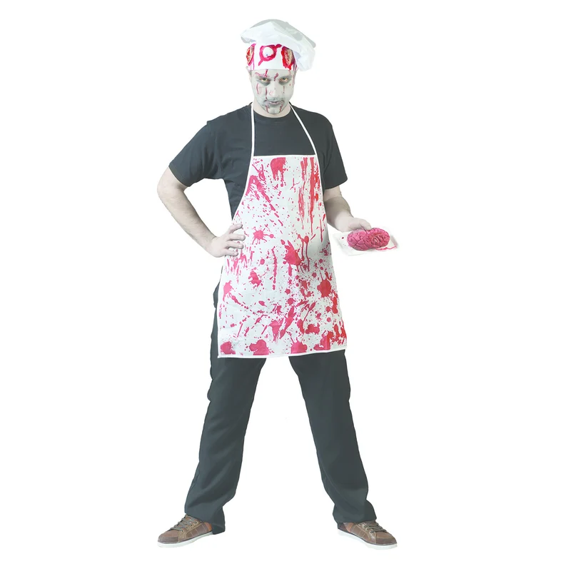 Schort met bloed zombie slager