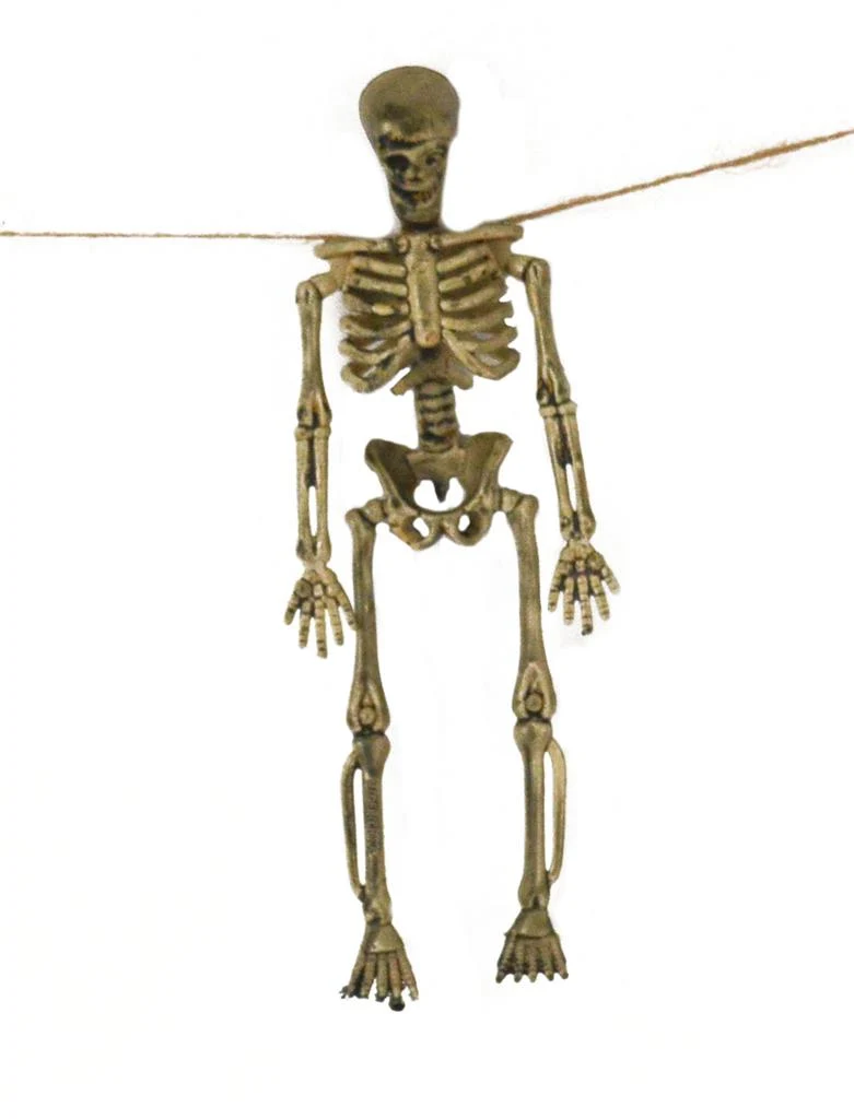 Slinger met skeleten voor Halloween
