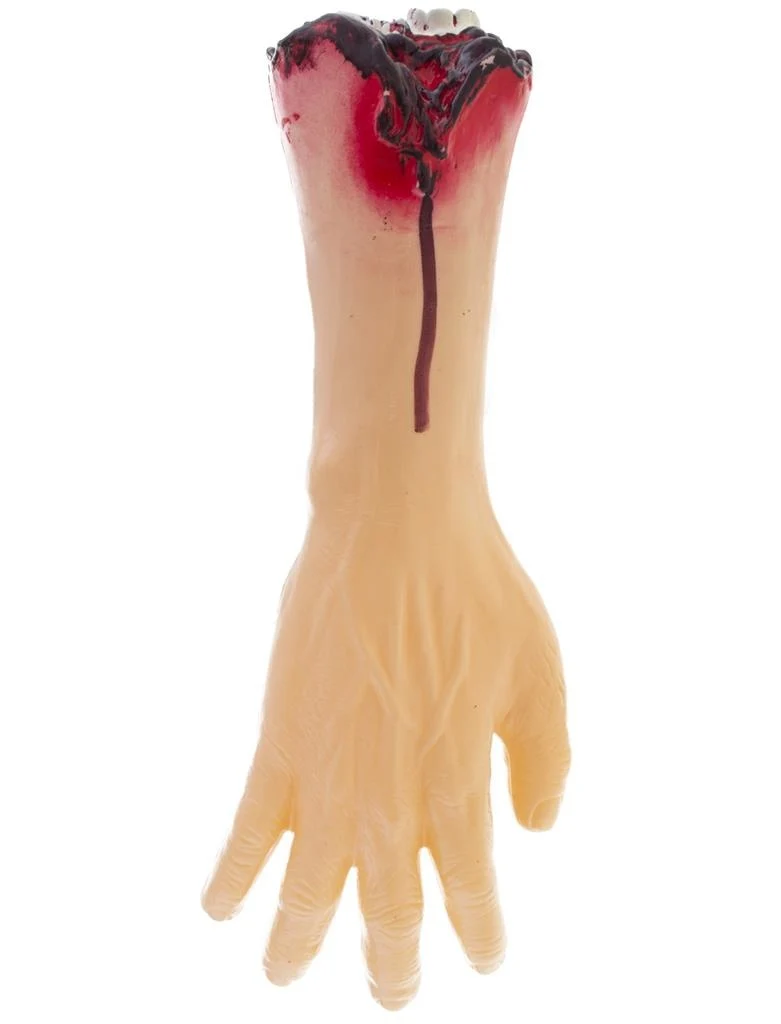 Afgehakte nep hand griezel party