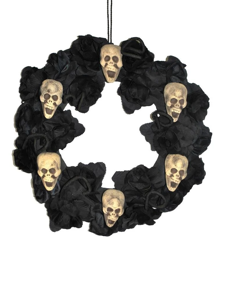 Rouwkrans halloween 50 cm