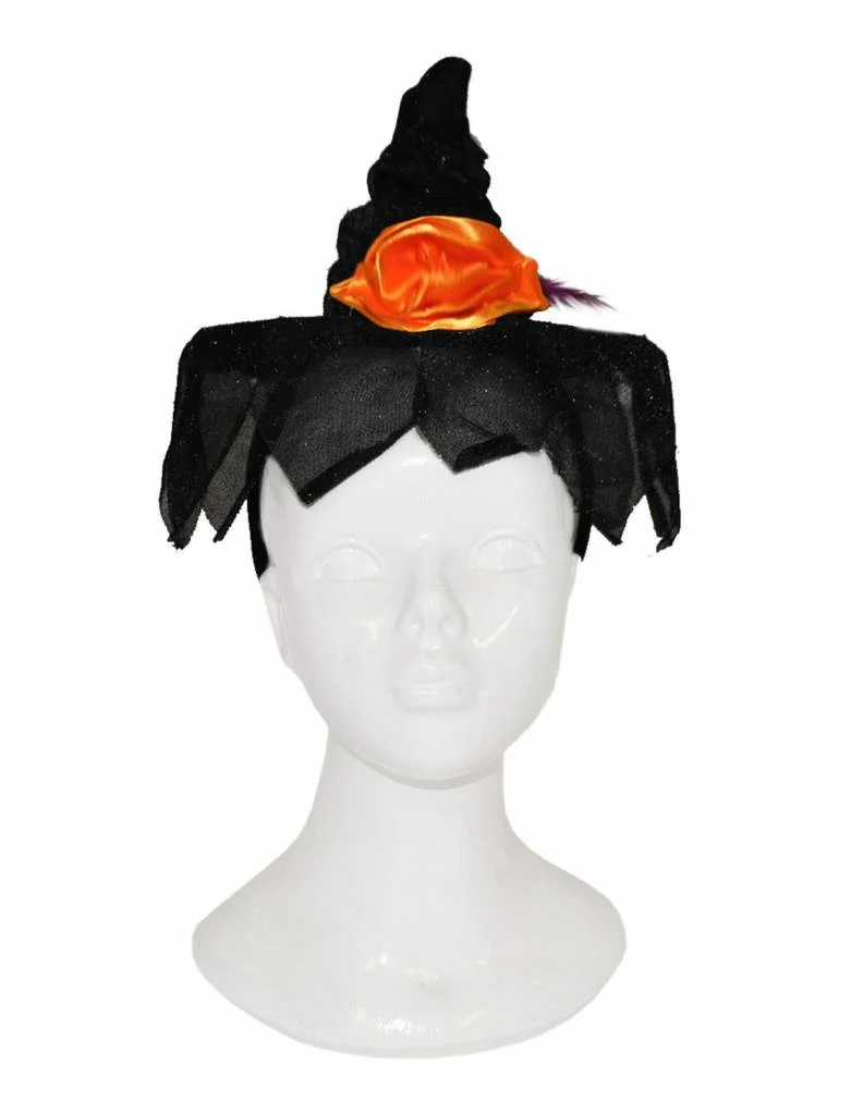Diadeem mini heksenhoed