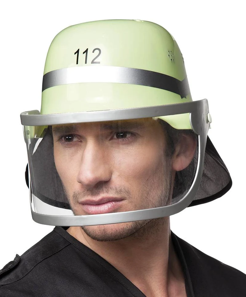 Brandweerhelm verstelbaar pvc volwassenen