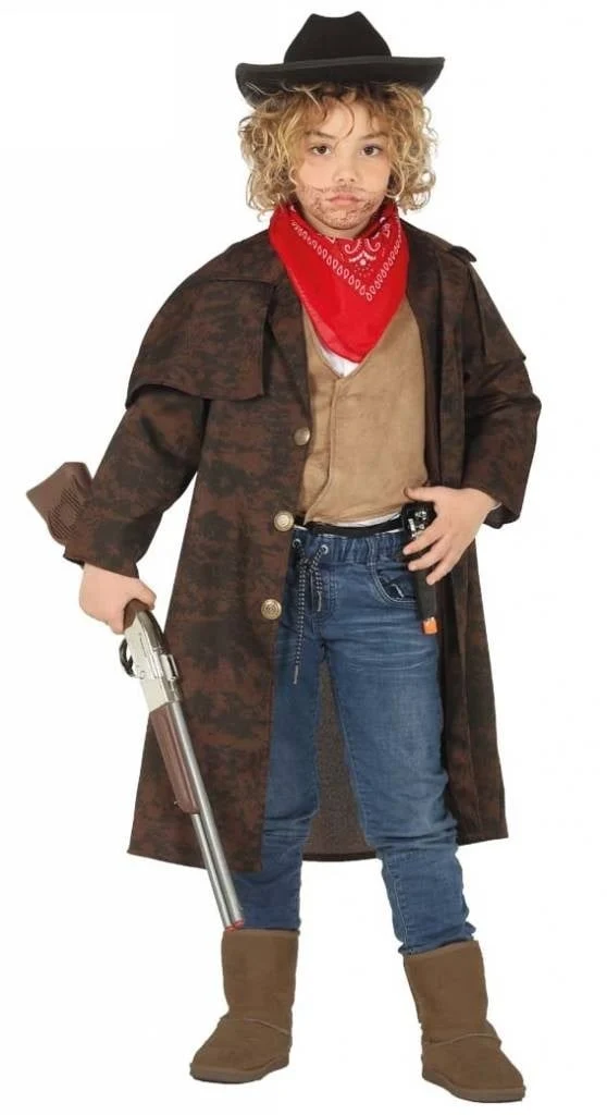 Cowboy jas kind bruin
