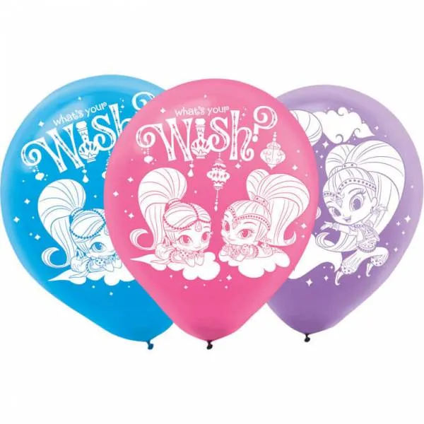 Shimmer and Shine What's your Wish ballonnen 6 stuks