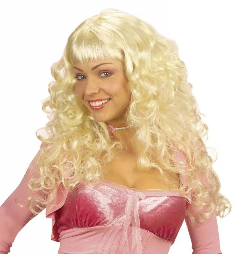 Blonde dames pruik Angelica