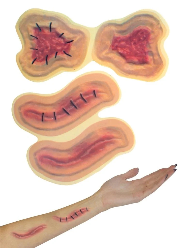 Nep Litteken stickers voor Halloween