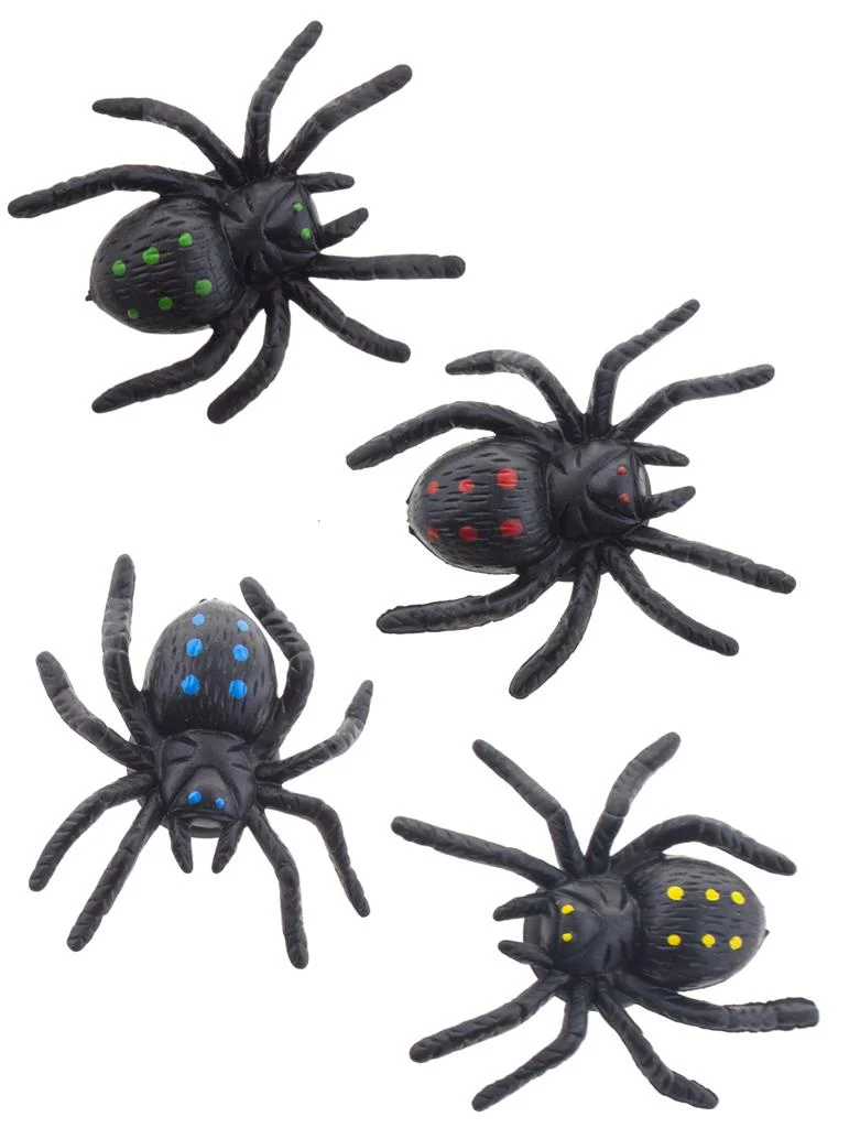Spinnen set voor Halloween