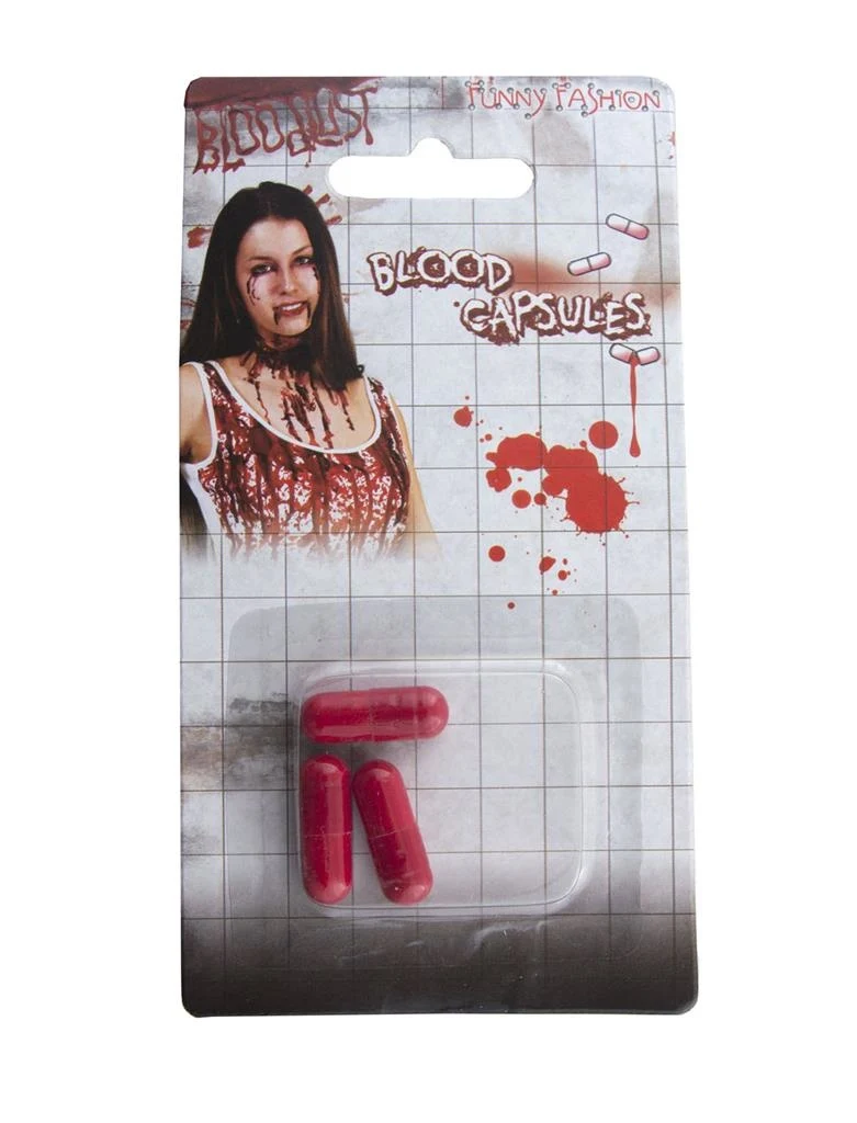 Bloedcapsules voor Halloween