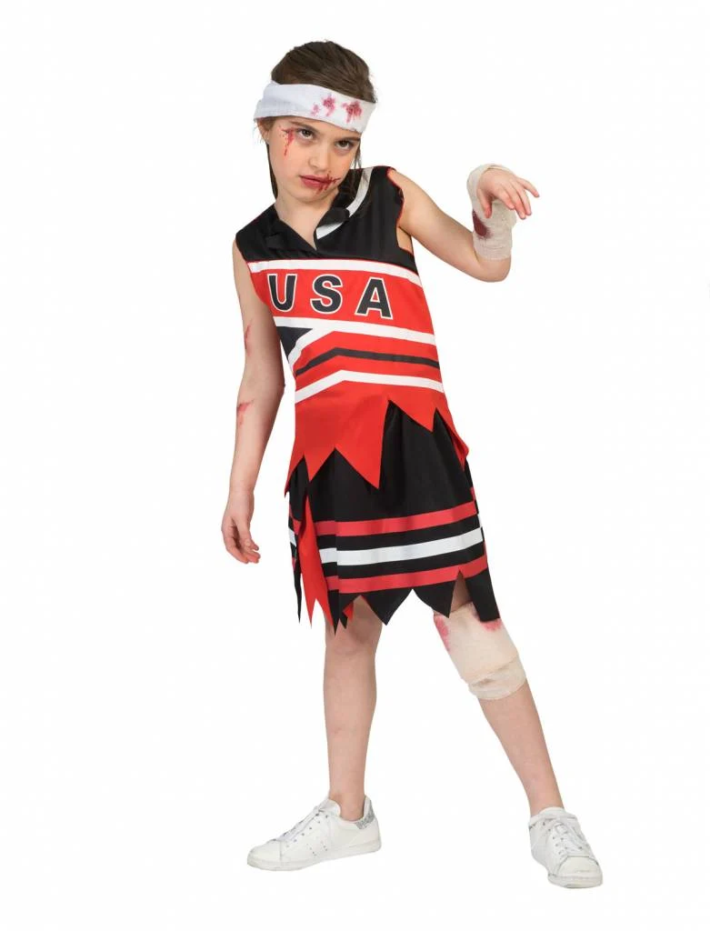 Zombie cheerleader pak meisje