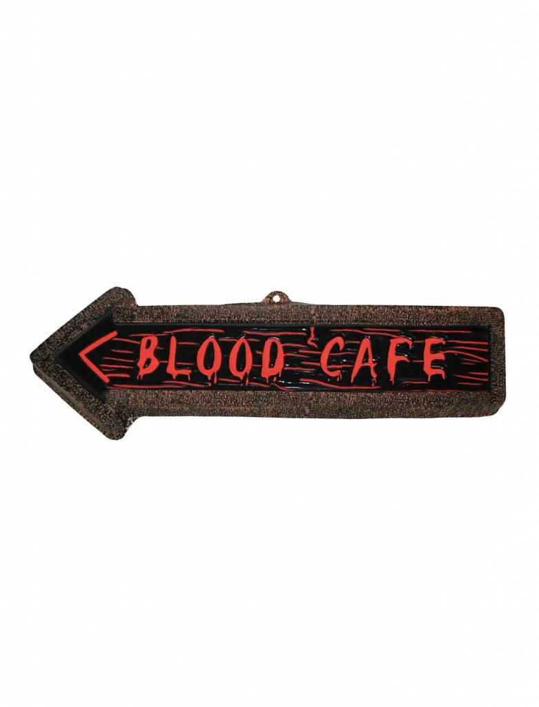 Muurdecoratie Bloed Café Halloween