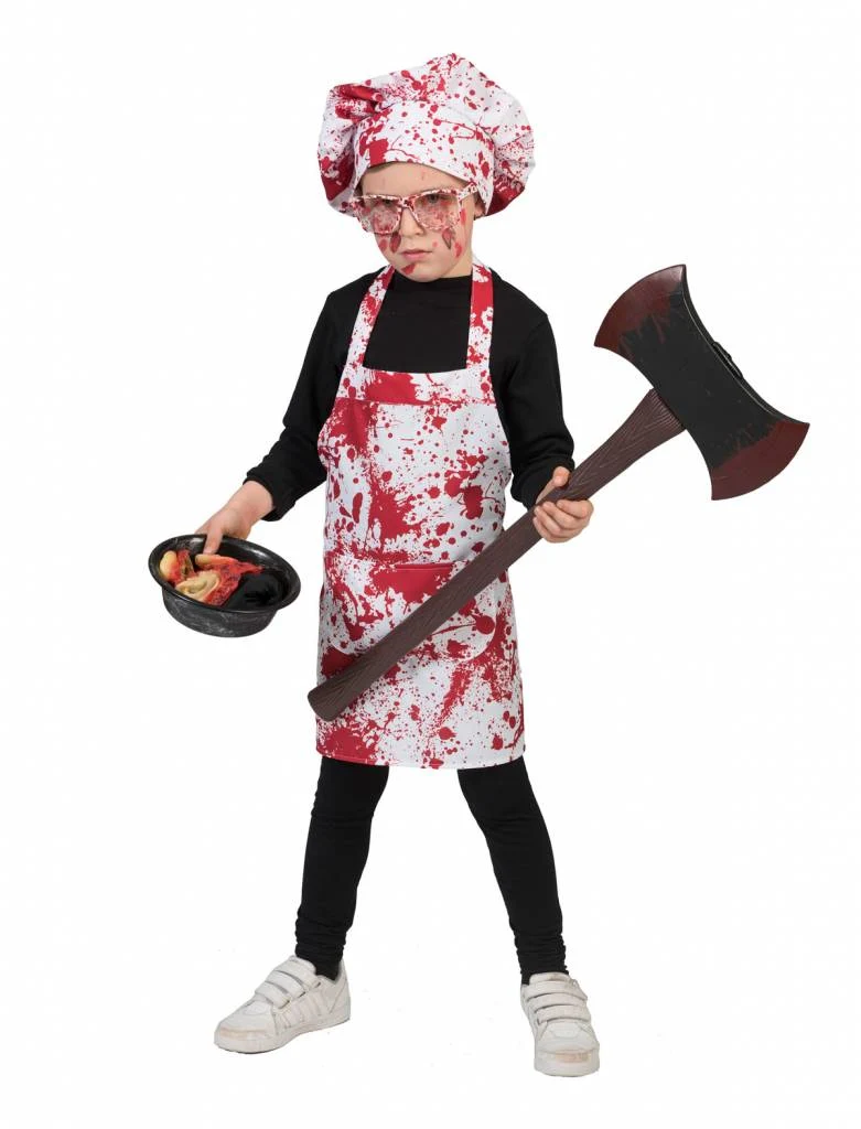 Slager schort Halloween kids