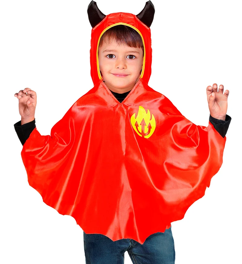 Duivel poncho kind