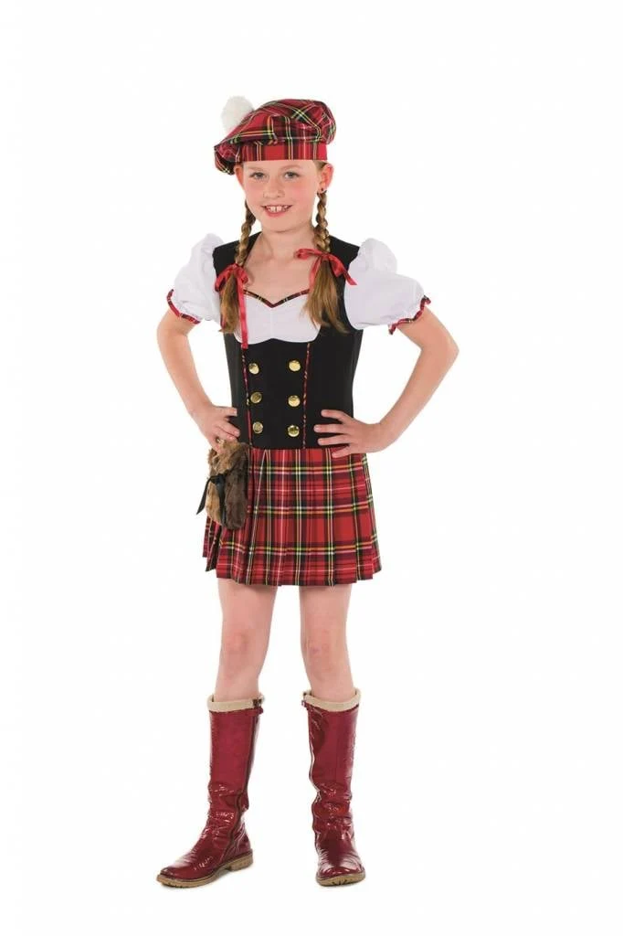 Schots jurkje meisje