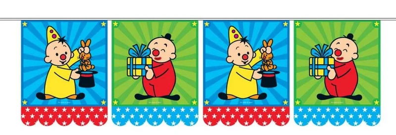 Bumba Vlaggenlijn Vierkant (10m)