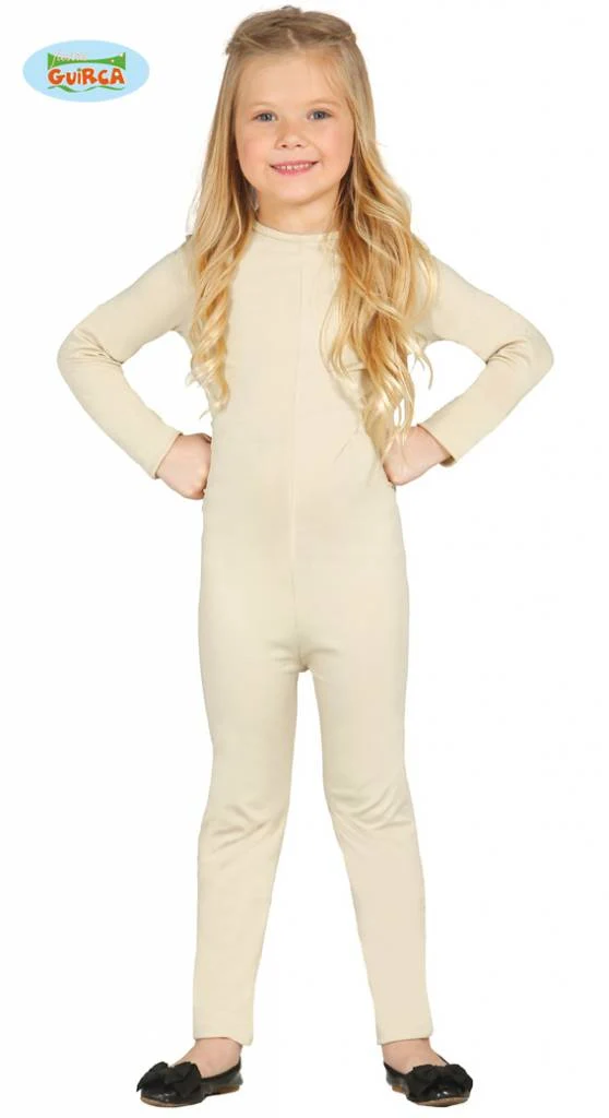 Bodysuit lichaamskleur kind Spandex